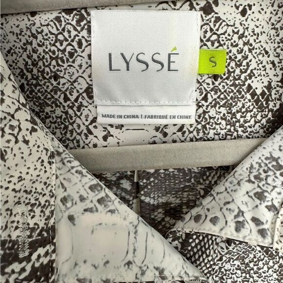 Lysse Schiffer Snake Print Button Down Top - Picture 8 of 10